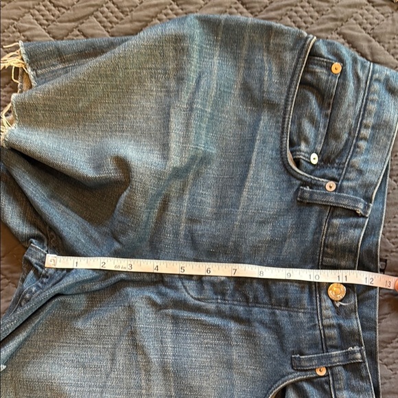 Helmut Lang Denim Blue Women's Jean Shorts Size 27 - Picture 9 of 10